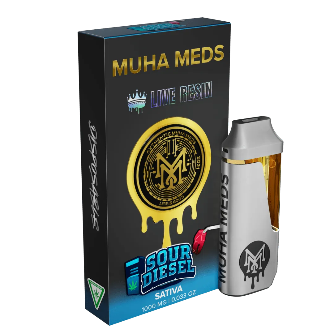 Muha Meds Live Resin 1000mg Disposables Master Box (Mixed Flavors)