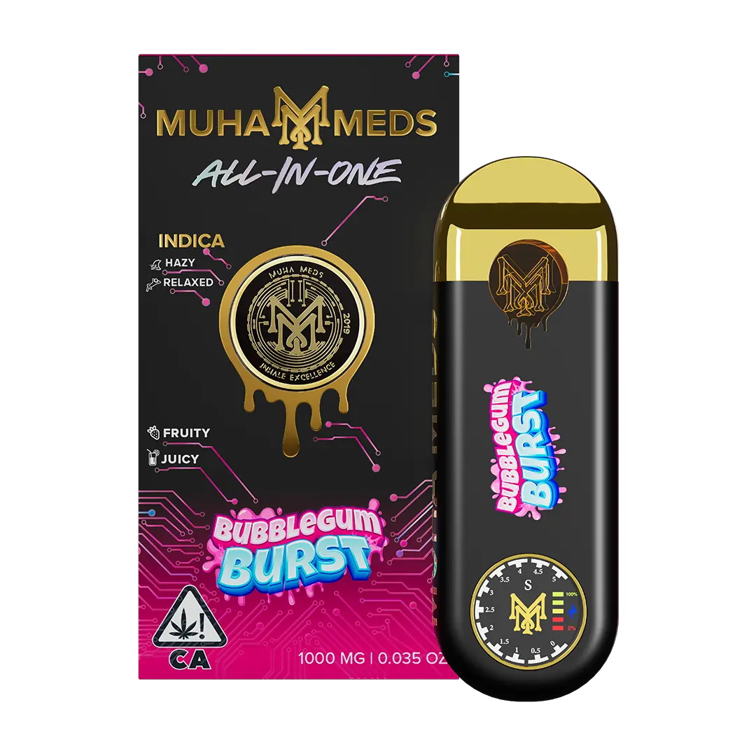 Muha Meds Bubblegum Burst All-In-One 1g
