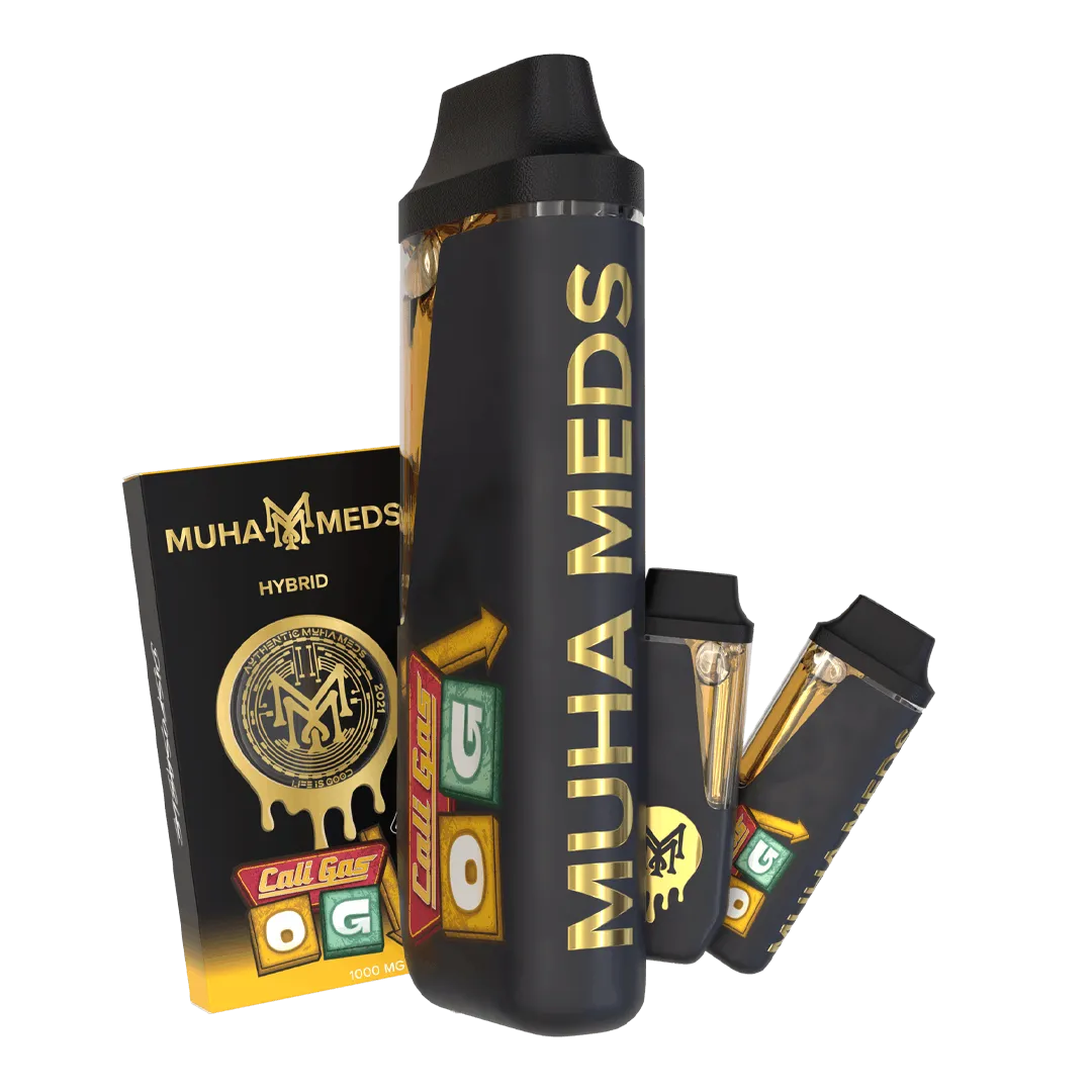 muha meds Cali Gas OG Disposable 1g