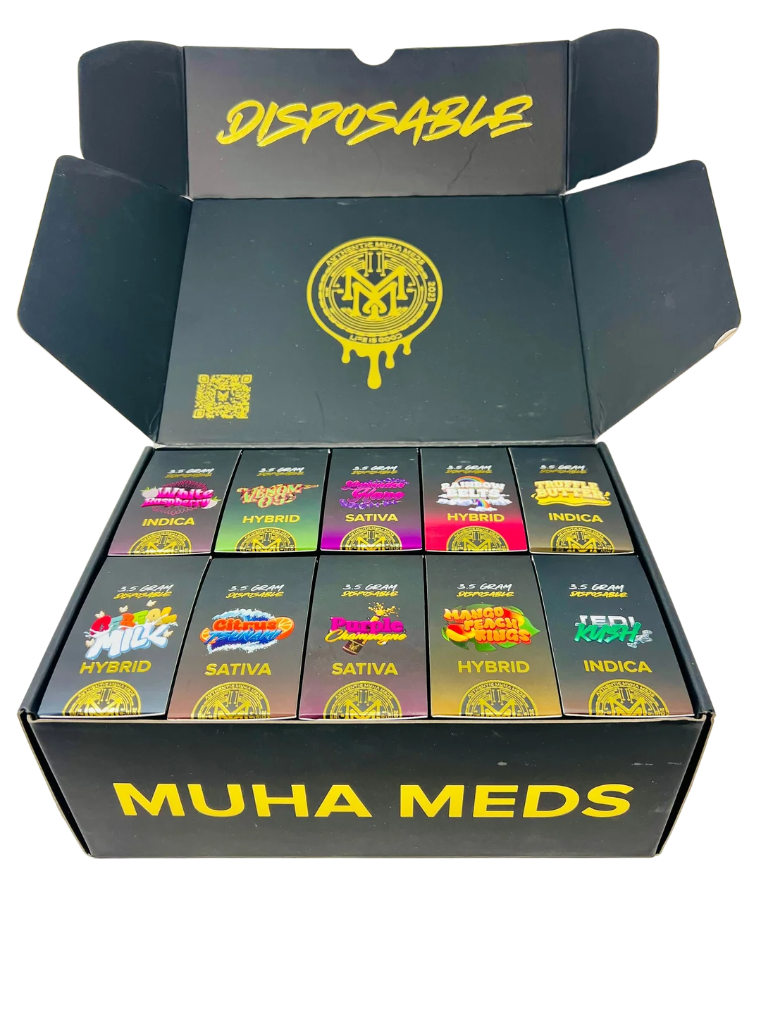 Muha Meds 3.5grams Melted Diamonds Disposable (Mixed Flavors)
